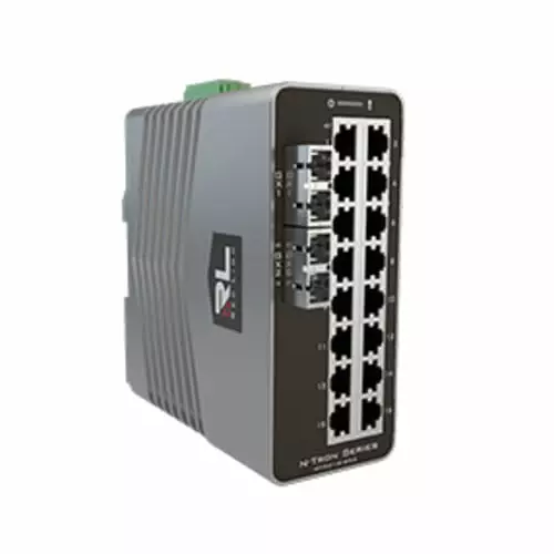 Red Lion Managed 18 Port Industrial Ethernet Switch, NT-5018-GX2-SC80
