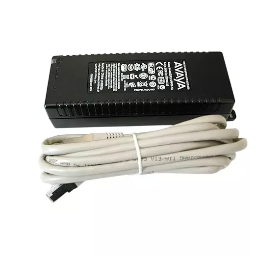 Avaya IP Phone Single Port PoE Injector Black, SPPOE-1A