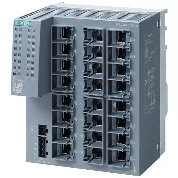 Siemens Unmanaged Ethernet Switch Ethernet Interface, 6GK51240BA002AC2