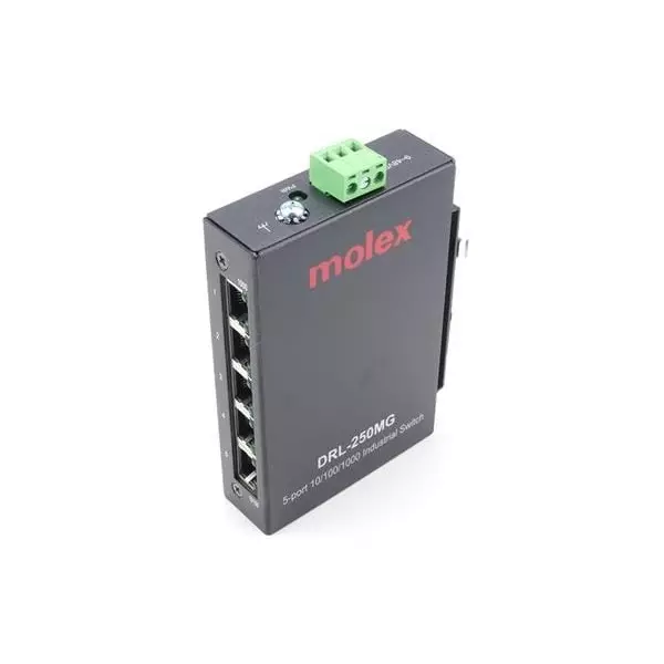 Molex Unmanaged Ethernet Switch Ethernet Interface, 1120361002