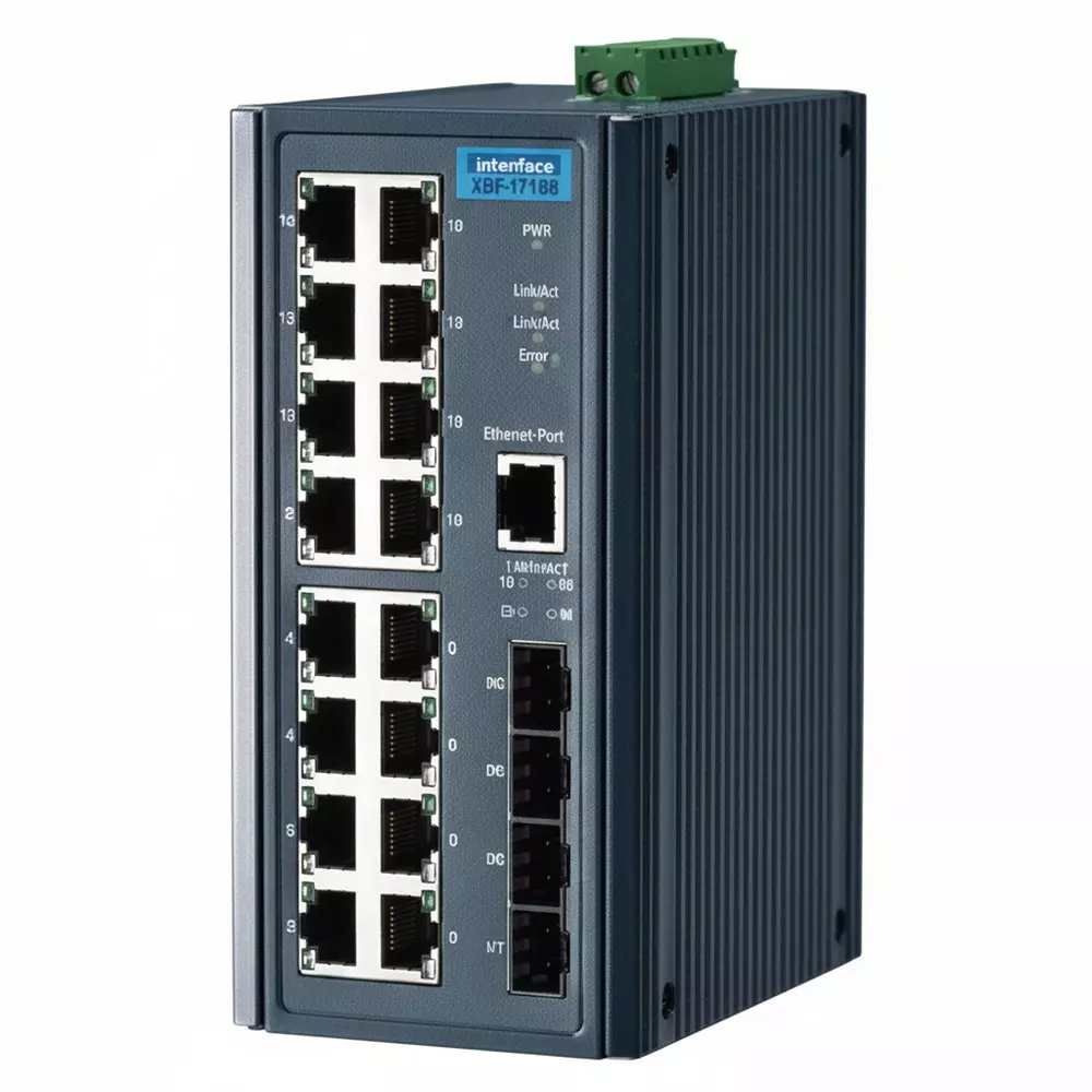 Advantech Unmanaged Ethernet Switch Ethernet, SFP Interface, EKI-2720G-4FI-AE