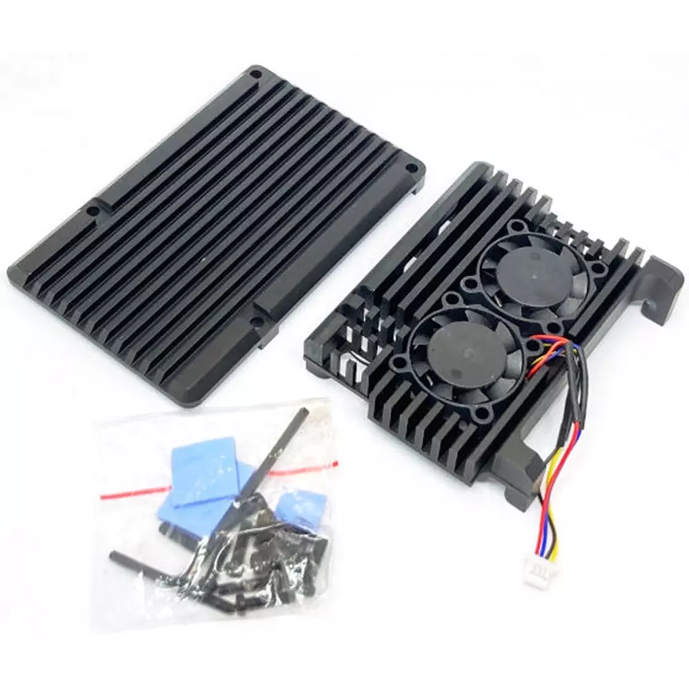Kyoritsu Electronics Aluminum Alloy Cooling Case, RPI5-DFHC