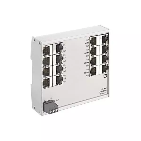 Harting Unmanaged Ethernet Switch Ethernet Interface, 24020160000