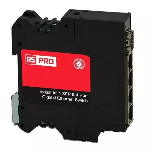 RS PRO Network Switch Unmanaged 5 Ports, 2824458