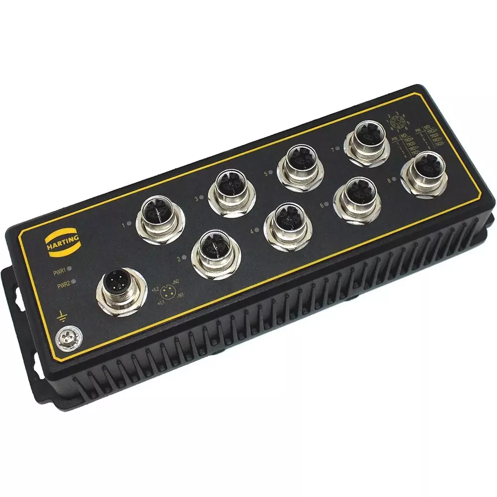 Harting Industrial Ethernet Switch 24 V DC, 72302248026 (Pack of 50)