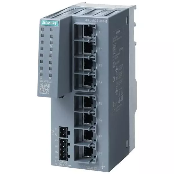 Siemens Unmanaged Ethernet Switch Ethernet Interface, 6GK51080BA002AC2