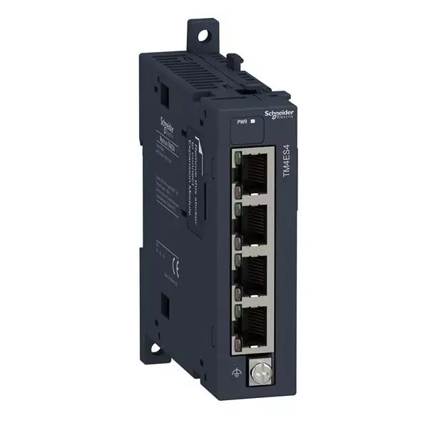 Schneider Electric Unmanaged Ethernet Switch Ethernet Interface, TM4ES4