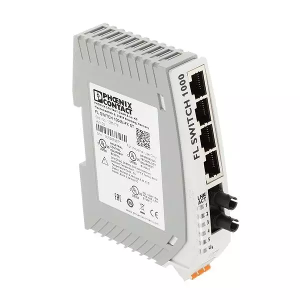 Phoenix Contact FL Switch Ethernet, Fiber Optic Interface, 1085179