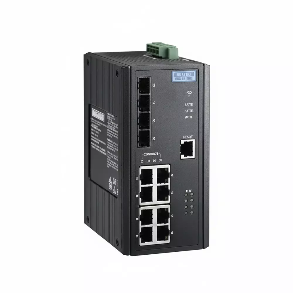 Advantech Unmanaged Ethernet Switch Ethernet, SFP Interface, EKI-2712G-4FPI-AE
