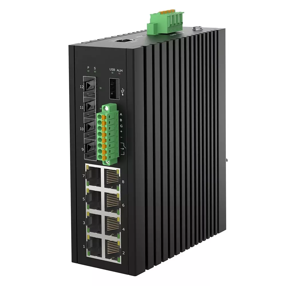 RS PRO Ethernet Switch Managed 8 Ports RJ-45, 2727675