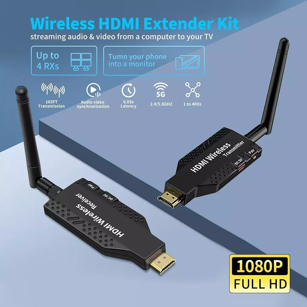 shield-plus-wireless-hdmi-extender-abs-plastic-up-to-50-m-transmission-distance-black