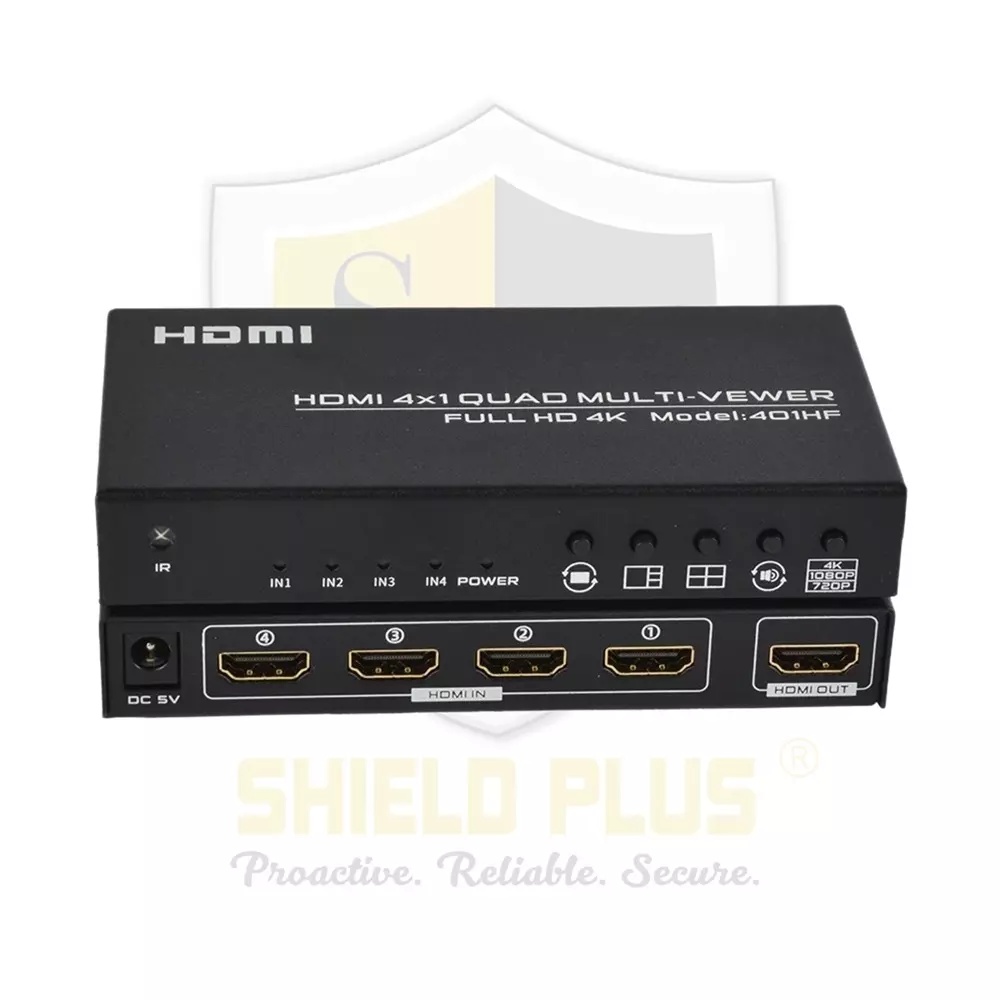 shield-plus-4x1-hdmi-quad-multiviewer-4kx2k-30-hz-resolution-support-dc-5-v-adapter-power-supply-black-pack-of-2-pcs