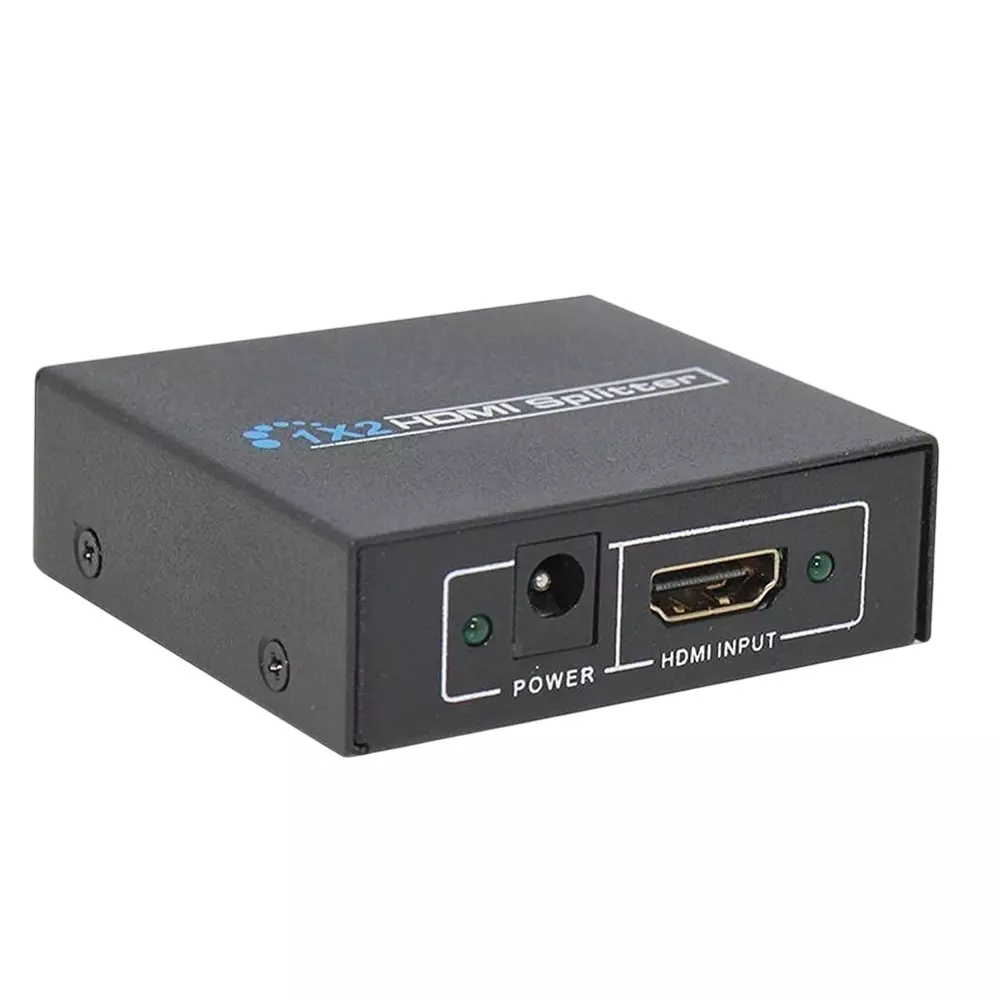 LOTA High-Speed 1x2 HDMI Splitter Black 1 Input & 2 Output Ports, MST-840-LT
