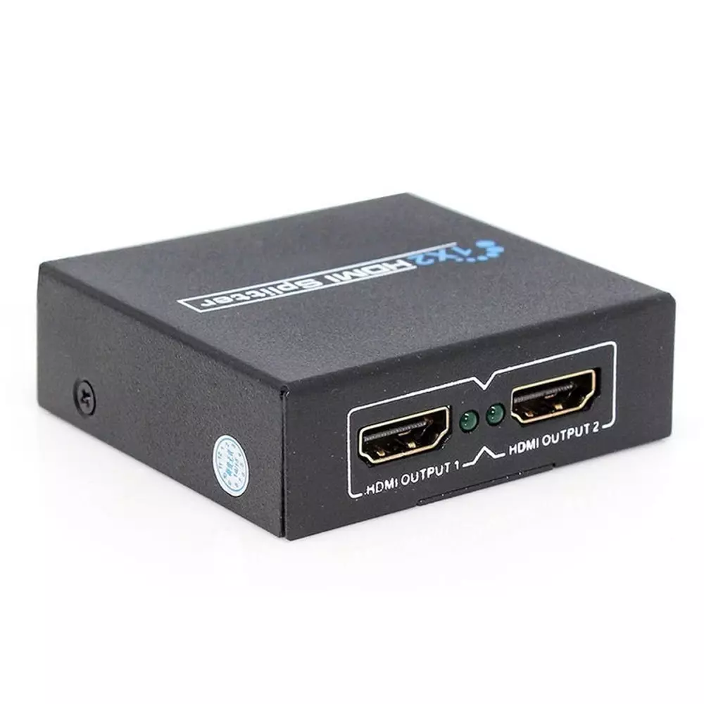 LOTA High-Speed 1x2 HDMI Splitter Black 1 Input & 2 Output Ports, MST-840-LT