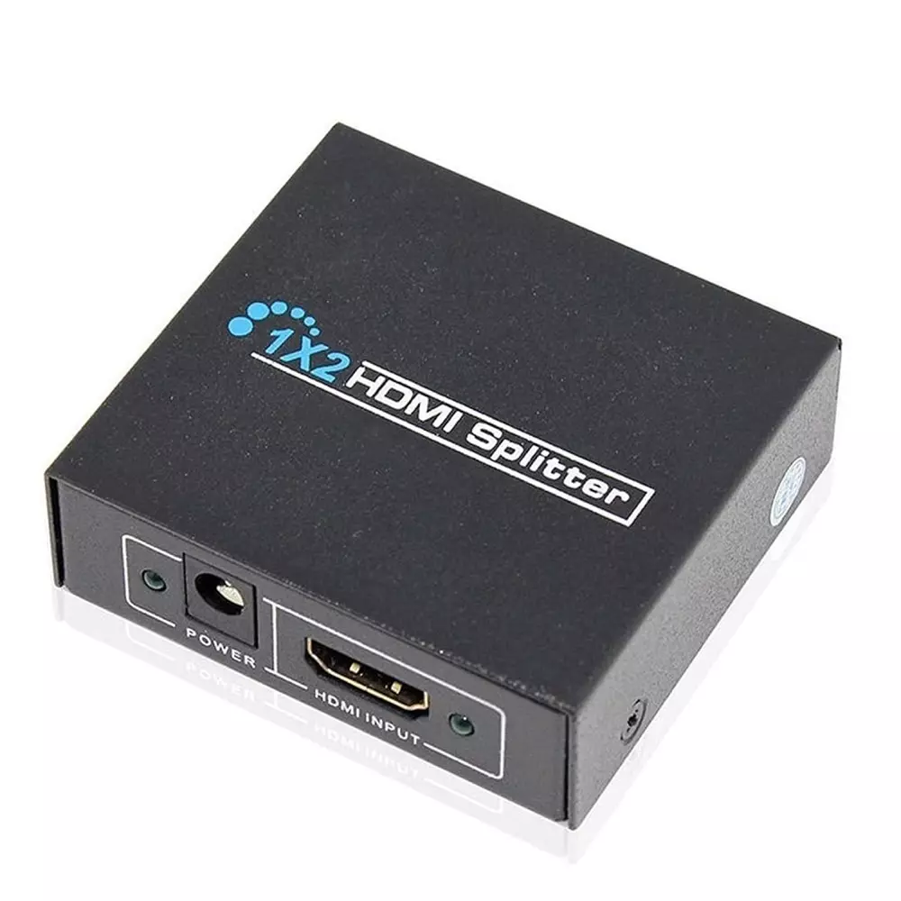 LOTA High-Speed 1x2 HDMI Splitter Black 1 Input & 2 Output Ports, MST-840-LT