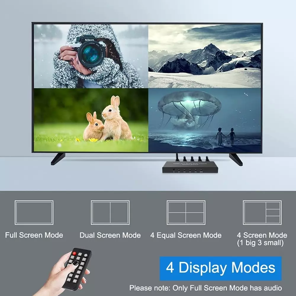 shield-plus-4x1-hdmi-quad-multiviewer-4kx2k-30-hz-resolution-support-dc-5-v-adapter-power-supply-black
