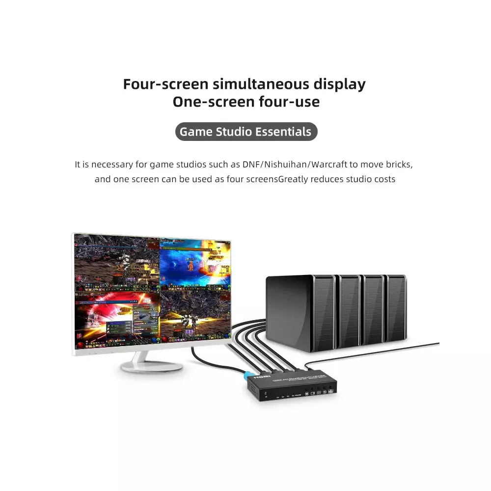 shield-plus-4x1-hdmi-quad-multiviewer-4kx2k-30-hz-resolution-support-dc-5-v-adapter-power-supply-black