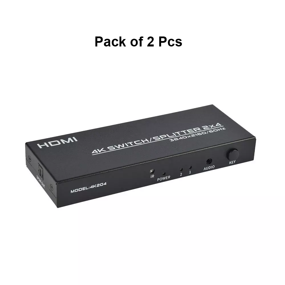 shield-plus-2x4-hdmi-switchsplitter-4k-resolution-support-dc-5-v1-a-adapter-power-supply-black-pack-of-2-pcs
