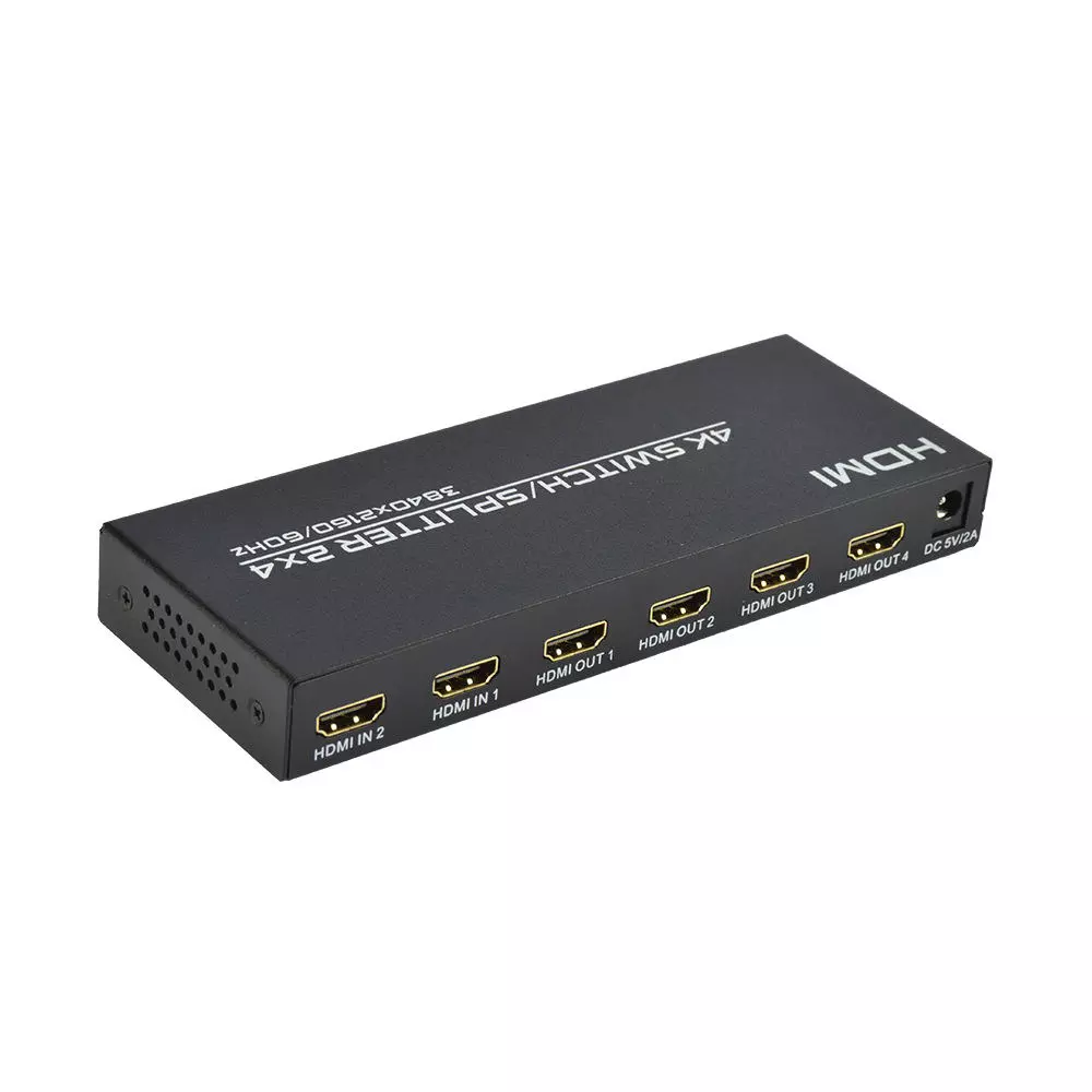 shield-plus-2x4-hdmi-switchsplitter-4k-resolution-support-dc-5-v1-a-adapter-power-supply-black