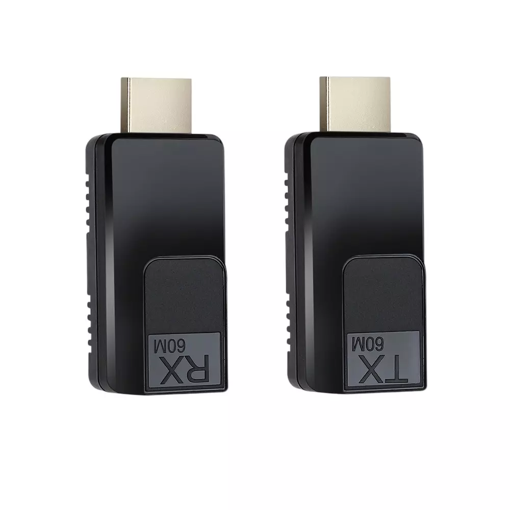 Shield Plus HDMI Extender Adapterless ABS Plastic Up to 60 m Transmission Distance Black