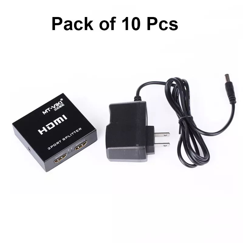 shield-plus-hdmi-splitter-2-ports-up-to-15-m-24-awg-transmission-distance-3840x2160p60-hz-resolution-support-pack-of-10-pcs