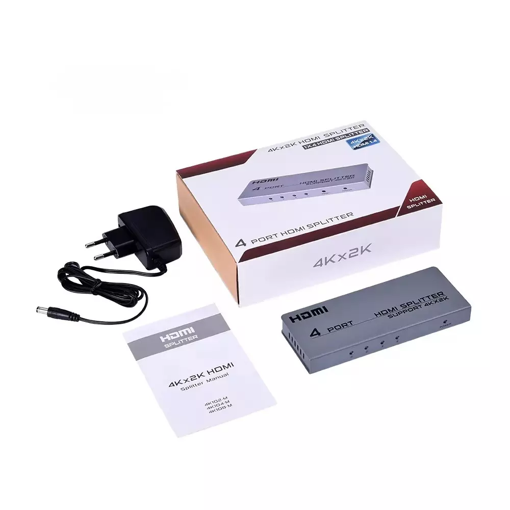 shield-plus-hdmi-splitter-4-ports-dc-5-v-720i720p1080i1080p4k-resolution-support-silver-sp-slim-4k104-m-pack-of-10-pcs