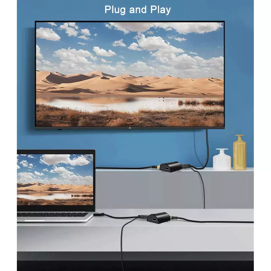 shield-plus-hdmi-extender-with-poc-abs-plastic-up-to-60-m-transmission-distance-black-pack-of-2-pair