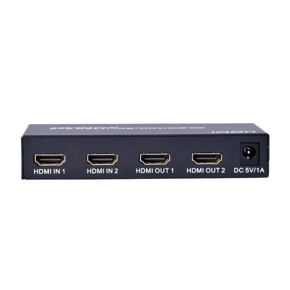 shield-plus-2x2-hdmi-switchsplitter-4k-resolution-support-dc-5-v1-a-adapter-power-supply-black-pack-of-2-pcs