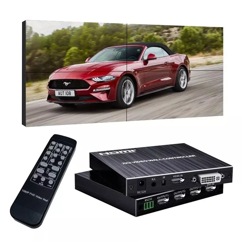 shield-plus-2x2-hdmi-video-wall-controller-5v2a-or-12v-power-supply-1920x1080-pixels-output-pack-of-2-pcs