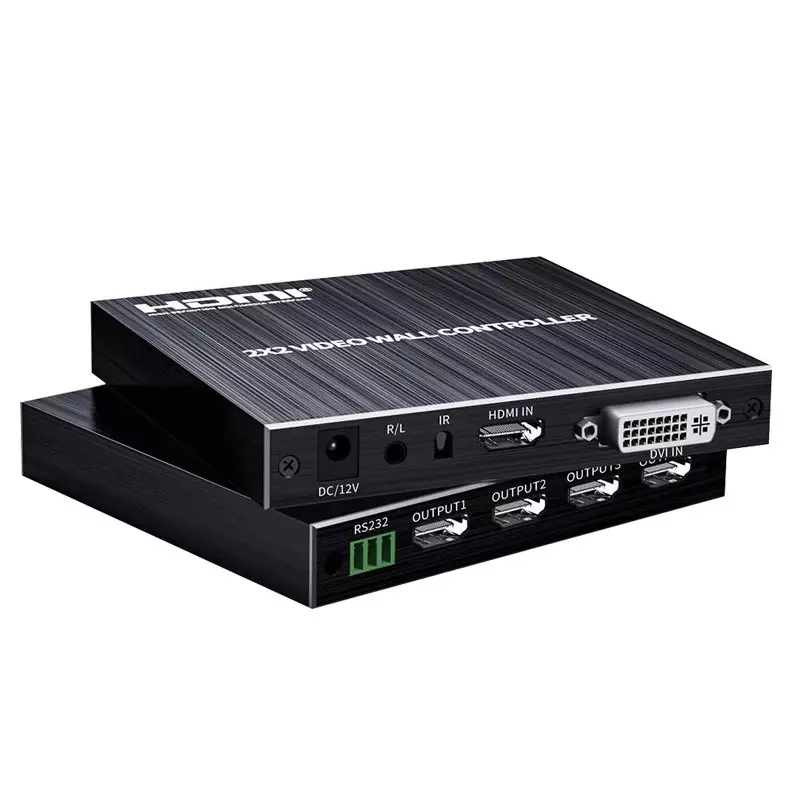 shield-plus-2x2-hdmi-video-wall-controller-5v2a-or-12v-power-supply-1920x1080-pixels-output-pack-of-2-pcs