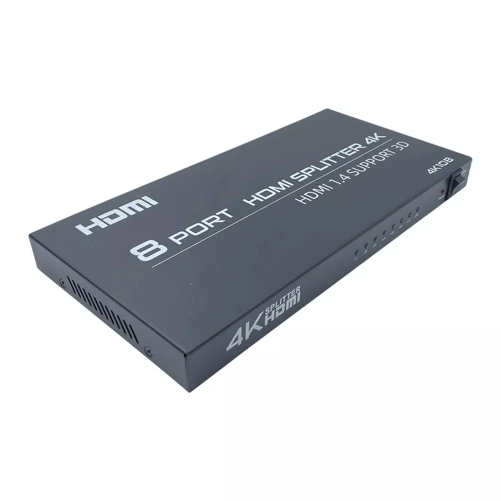Shield Plus HDMI Video Splitter 8 Ports DC 5 V/500-1000 mA Power 3840x2160p/30 Hz Resolution Support, SP-SM4K108