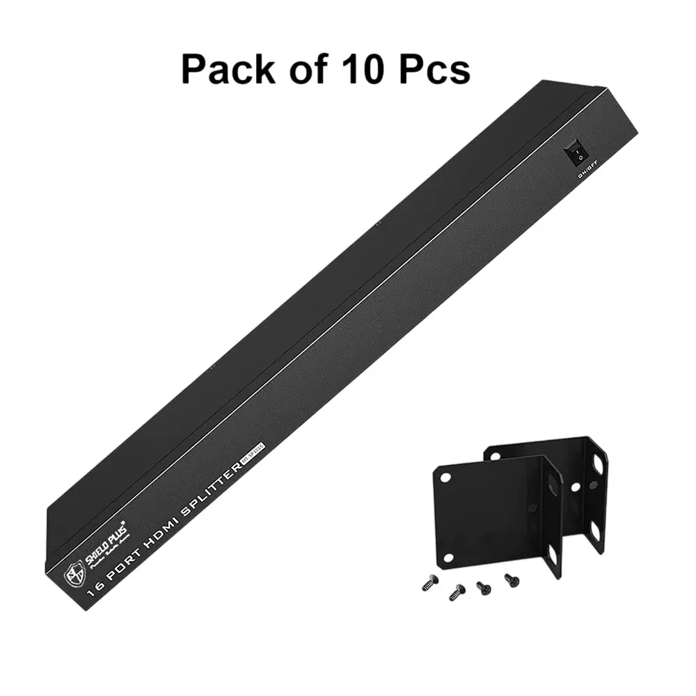 shield-plus-hdmi-splitter-16-ports-up-to-15-m-24-awg-transmission-distance-3840x2160p60-hz-resolution-support-pack-of-10-pcs