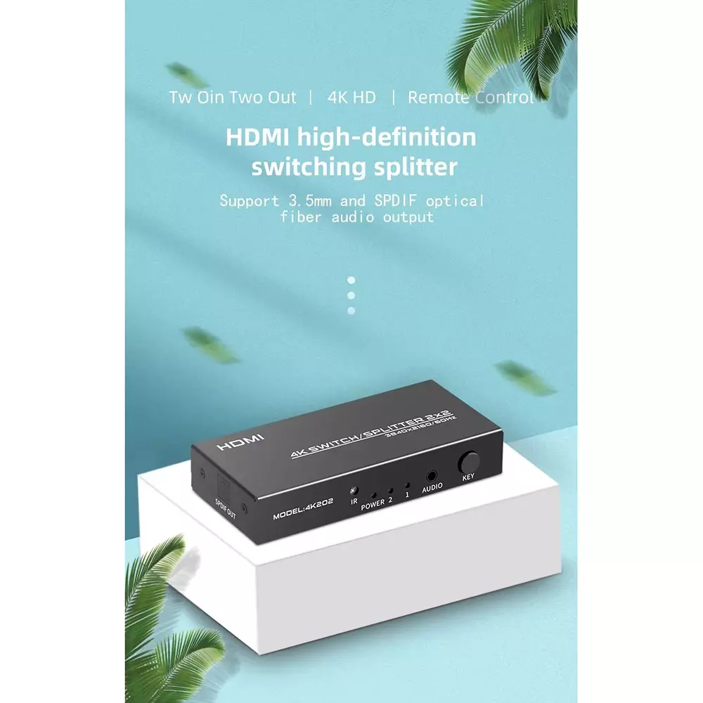 shield-plus-2x2-hdmi-switchsplitter-4k-resolution-support-dc-5-v1-a-adapter-power-supply-black