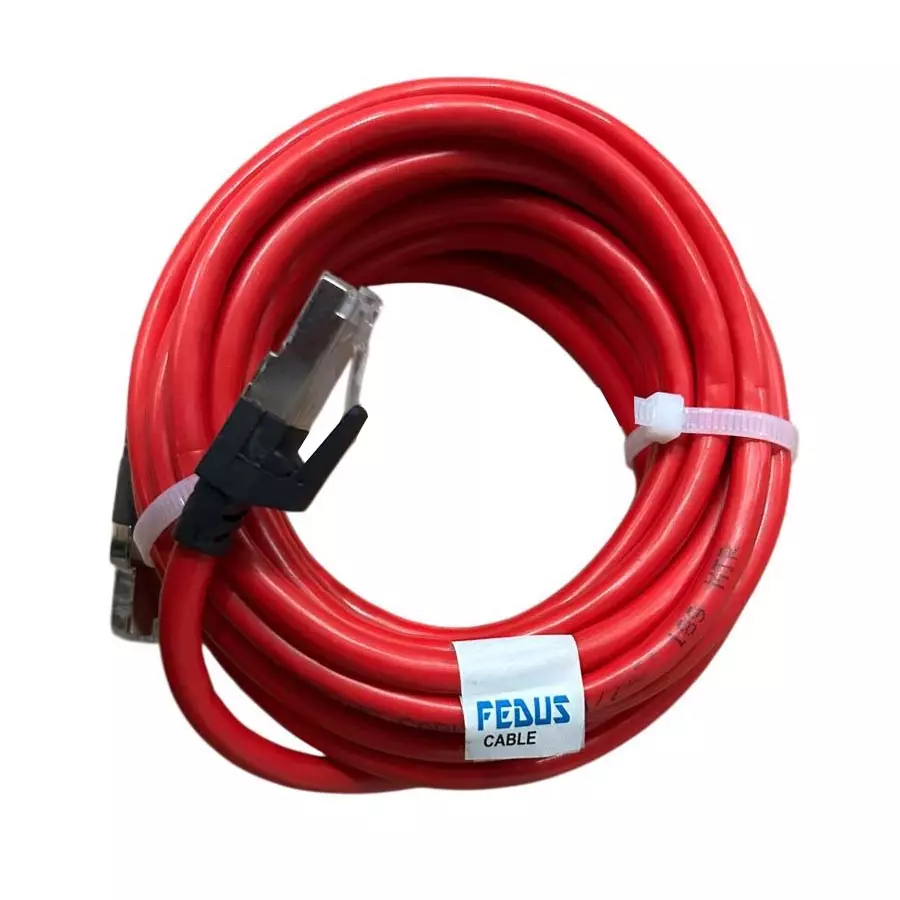 Fedus High Speed CAT 6 Ethernet Cable (80 m, Red)
