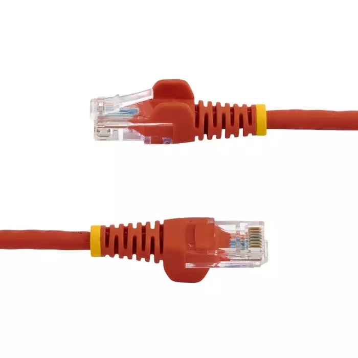 StarTech.com Cat5e Red RJ45 Male to RJ45 Male Cable 1 m U/UTP Unshielded Terminated PVC Sheath, 45PAT1MRD