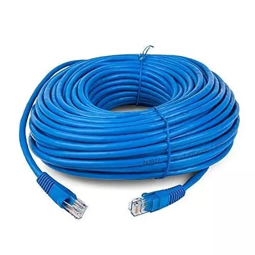 LOTA CAT5/CAT5e High-Speed LAN Cable PVC Blue 20 m with RJ45 Connector, MST-754-LT