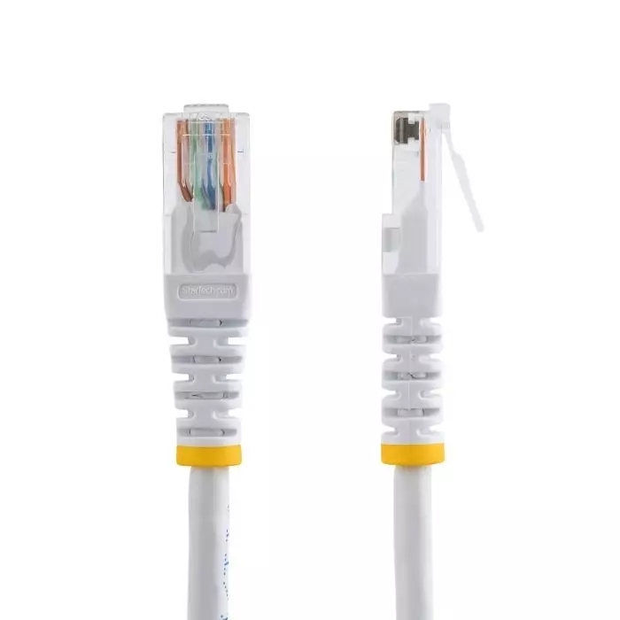 StarTech.com Cat5e RJ45 Male to RJ45 Male Cable 15 m U/UTP Unshielded Terminated PVC Sheath, M45PAT15MWH