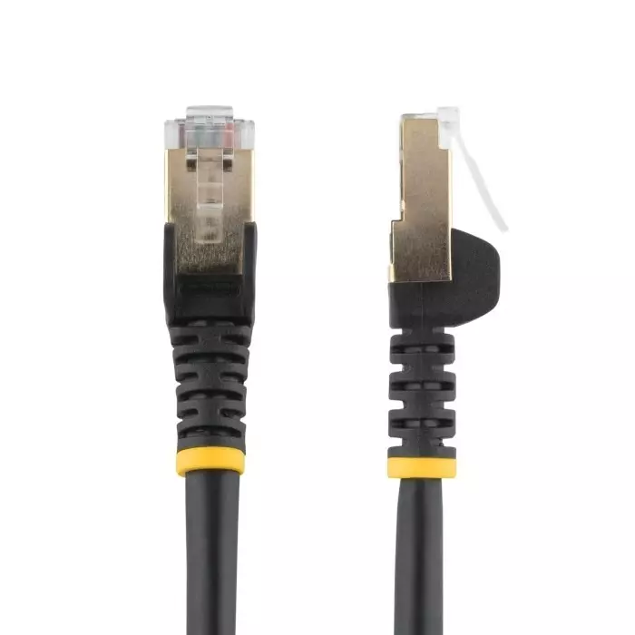 StarTech.com Cat6a RJ45 Male to RJ45 Male Cable 7 m STP Shielded Terminated PVC Sheath, 6ASPAT7MBK