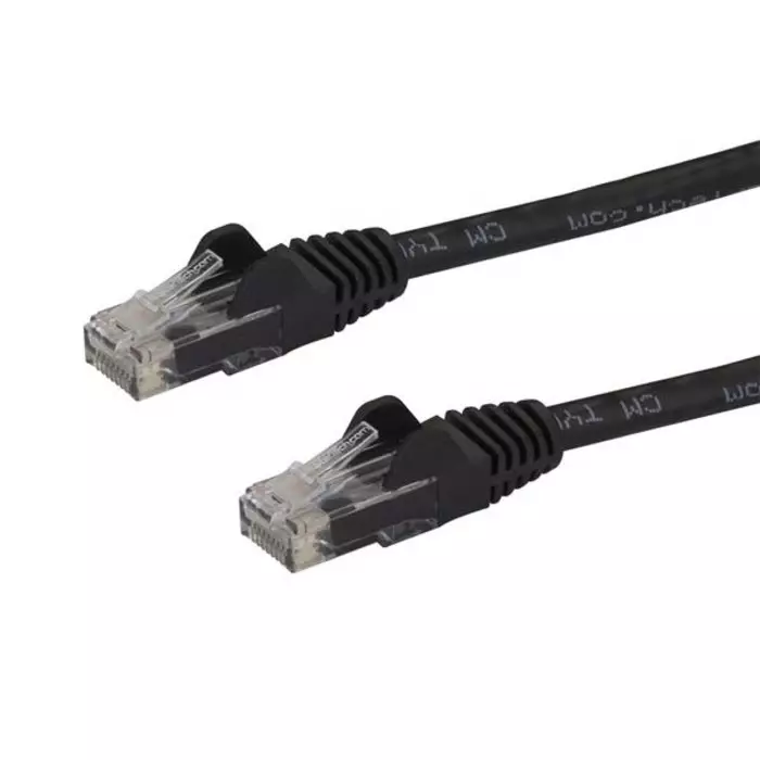 StarTech.com Cat6 RJ45 Male to RJ45 Male Cable 22.86 m (75 Ft) Unterminated PVC Sheath, N6PATCH75BK