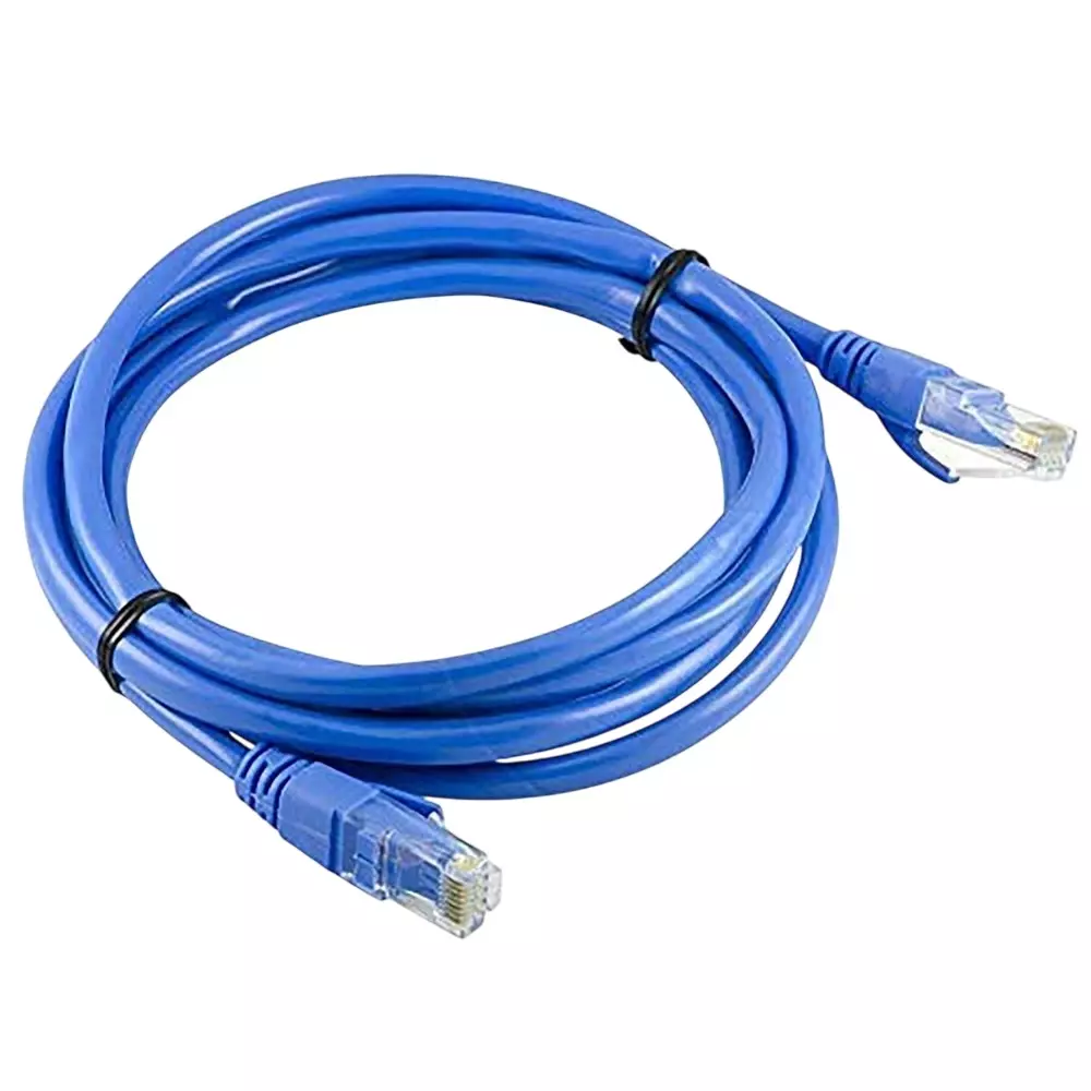 LOTA CAT5 High-Speed LAN Cable PVC Blue 5 m with RJ45 Connector, MST-768-LT