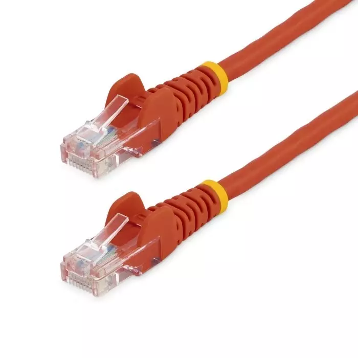 StarTech.com Cat5e Red RJ45 Male to RJ45 Male Cable 2 m U/UTP Unshielded Terminated PVC Sheath, 45PAT2MRD