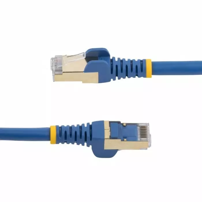 StarTech.com Cat6a RJ45 Male to RJ45 Male Cable 0.5 m STP Shielded Terminated PVC Sheath, 6ASPAT50CMBL