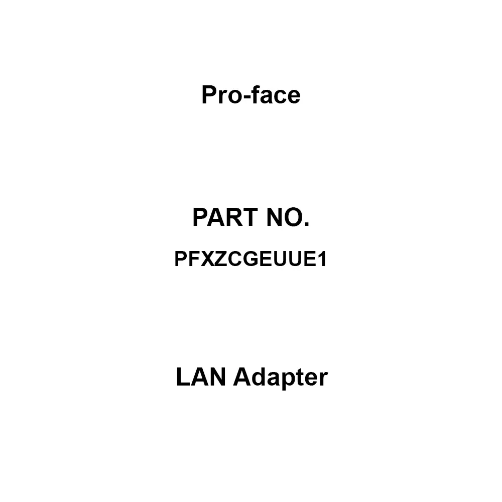 Pro-face LAN Adapter, PFXZCGEUUE1