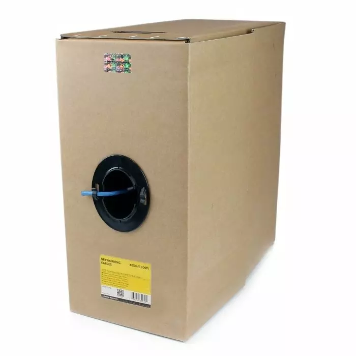 StarTech.com LAN Cable 305 m Cat6 Blue U/UTP Unshielded Unterminated PVC Sheath, WIR6CMRBL