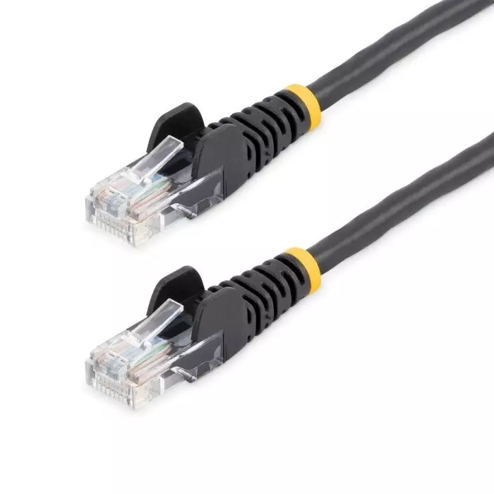 StarTech.com Cat5e RJ45 Male to RJ45 Male Cable 5 m U/UTP Unshielded Terminated PVC Sheath, 45PAT5MBK