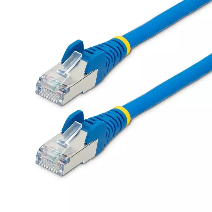 StarTech.com Cat6a RJ45 Male to RJ45 Male Cable 7.5 m Braid Shielded Terminated LSZH Sheath, NLBL-750-CAT6A-PATCH