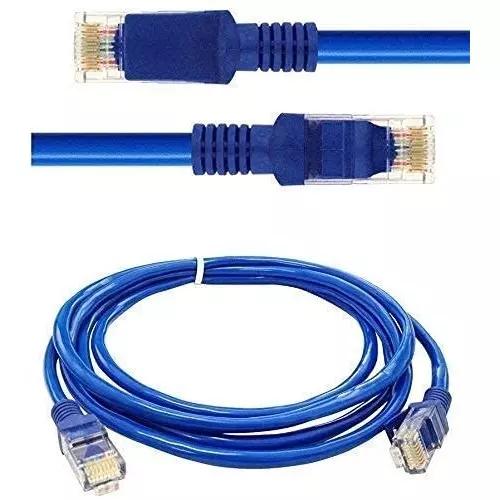 LOTA Cat5 High-Speed LAN Cable PVC Blue 1.5 m with RJ45 Connector, MST-796-LT