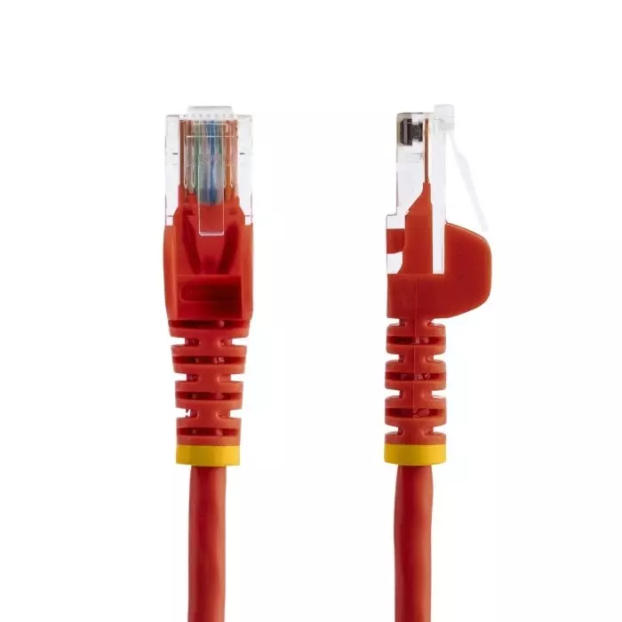 StarTech.com Cat5e Red RJ45 Male to RJ45 Male Cable 5 m U/UTP Unshielded Terminated PVC Sheath, 45PAT5MRD