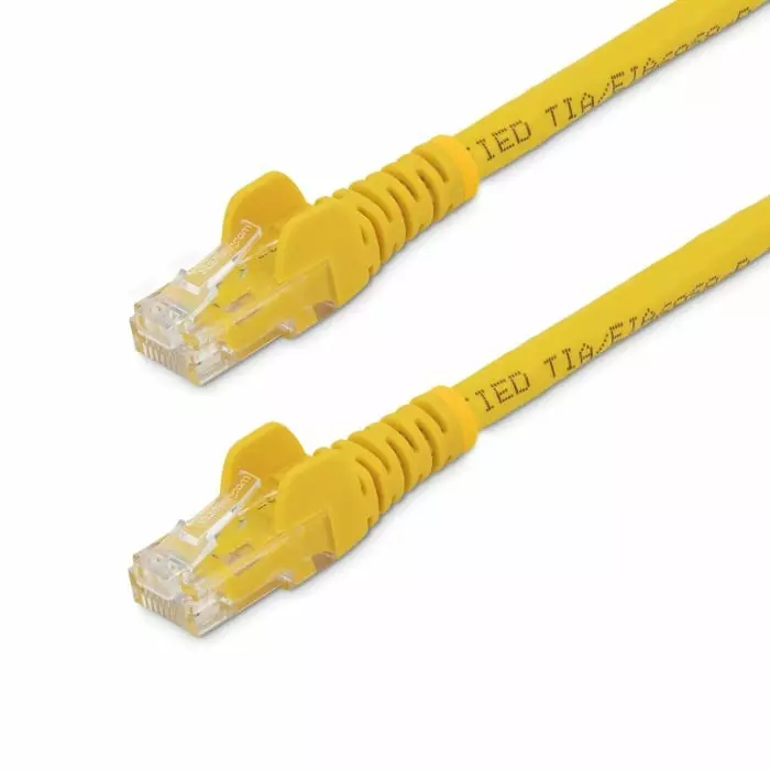 StarTech.com Cat6 RJ45 Male to RJ45 Male Cable 30 m U/UTP Unshielded Terminated PVC Sheath, N6PATCH100YL