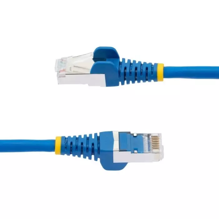 StarTech.com Cat6a RJ45 Male to RJ45 Male Cable 1 m Braid Shielded Terminated LSZH Sheath, NLBL-1M-CAT6A-PATCH
